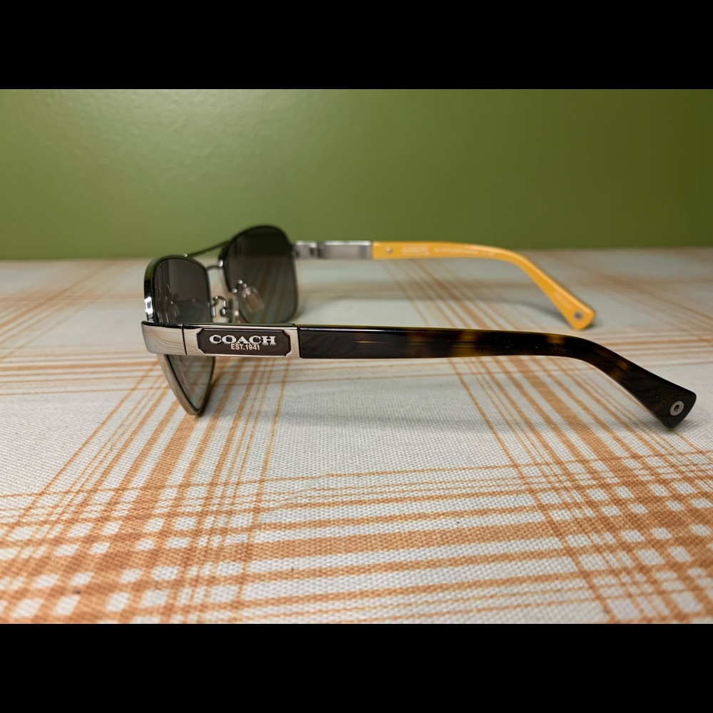 Coach Tortoise Shell Sunglasses - Picture 2 of 8